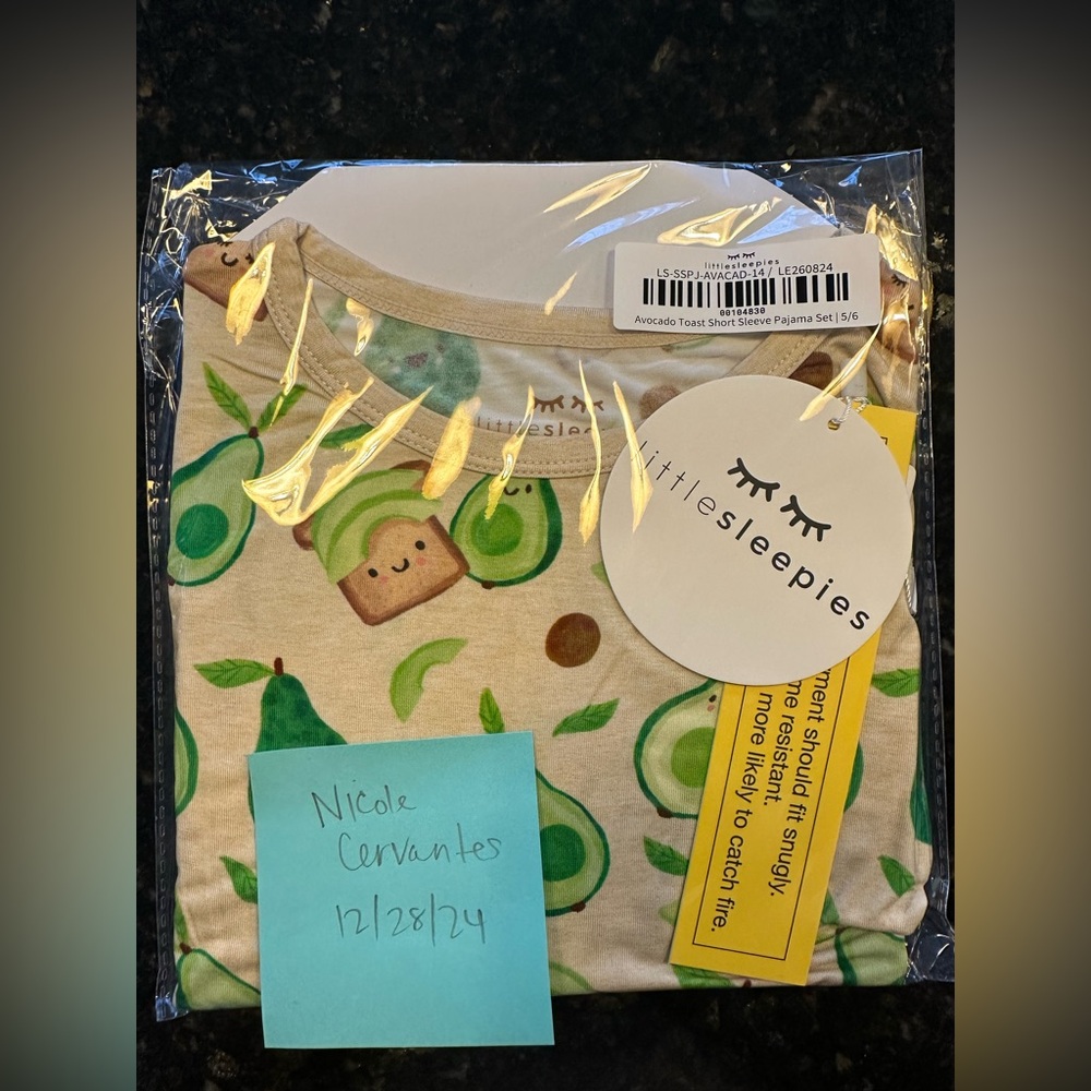 Little Sleepies Avocado Toast Pajamas